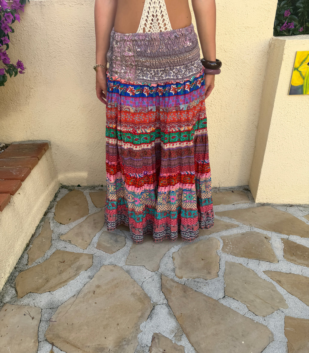 Technicolor Dream Skirts- Boho Hippie Fashion
