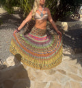 Technicolor Dream Skirt- Boho Hippie Festival Fashion