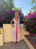 Boho Embellished Beachwear Kimono Cover- Up