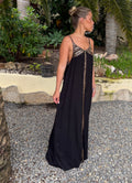Theia Limited Edition Dress: Elegant hand-embroided backless dress