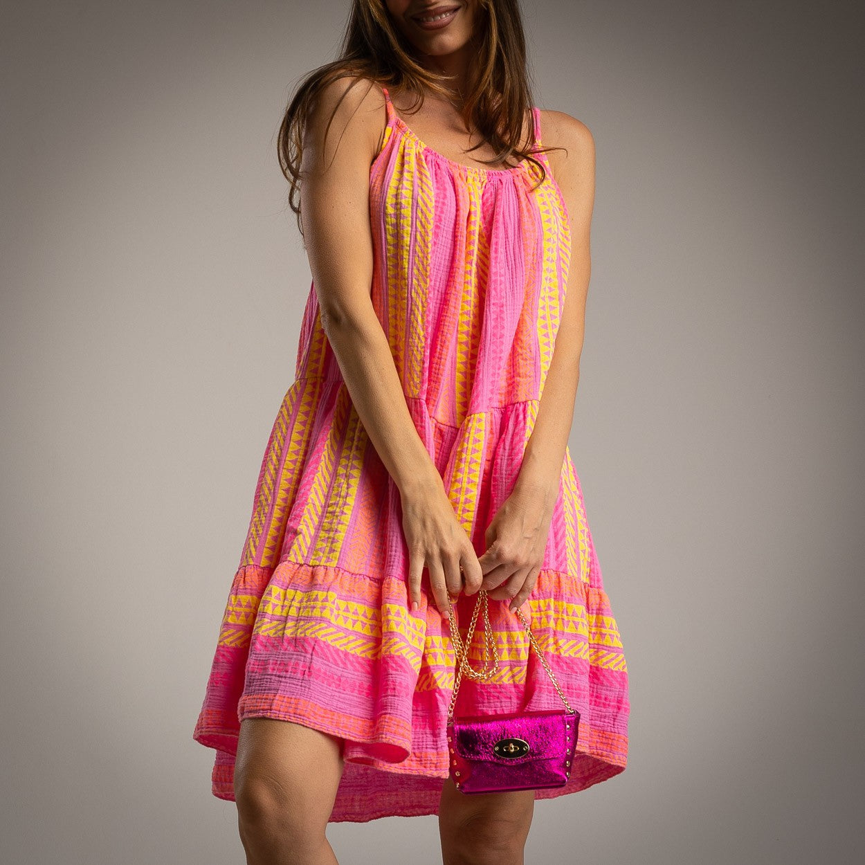 Aztec Dream Cheesecloth Dress