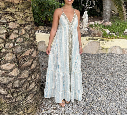 Boho Aztec Halter neck Dress