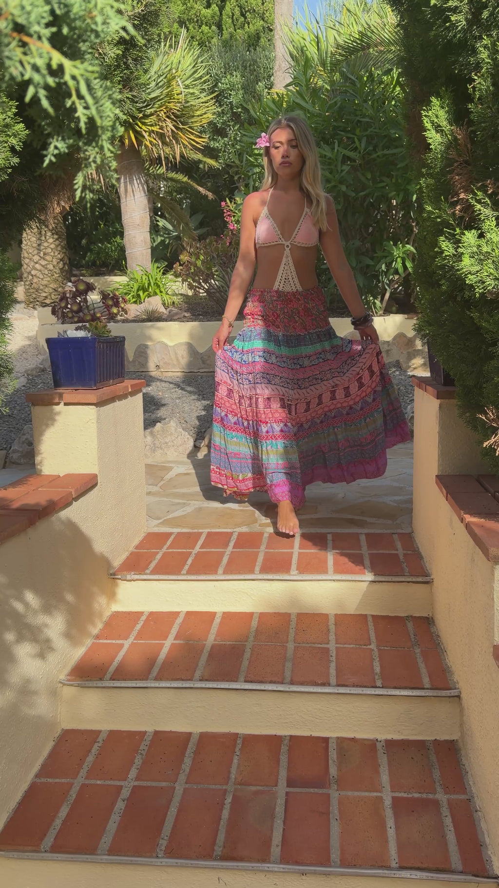 Technicolor Dream Skirts - Boho Hippie Fashion
