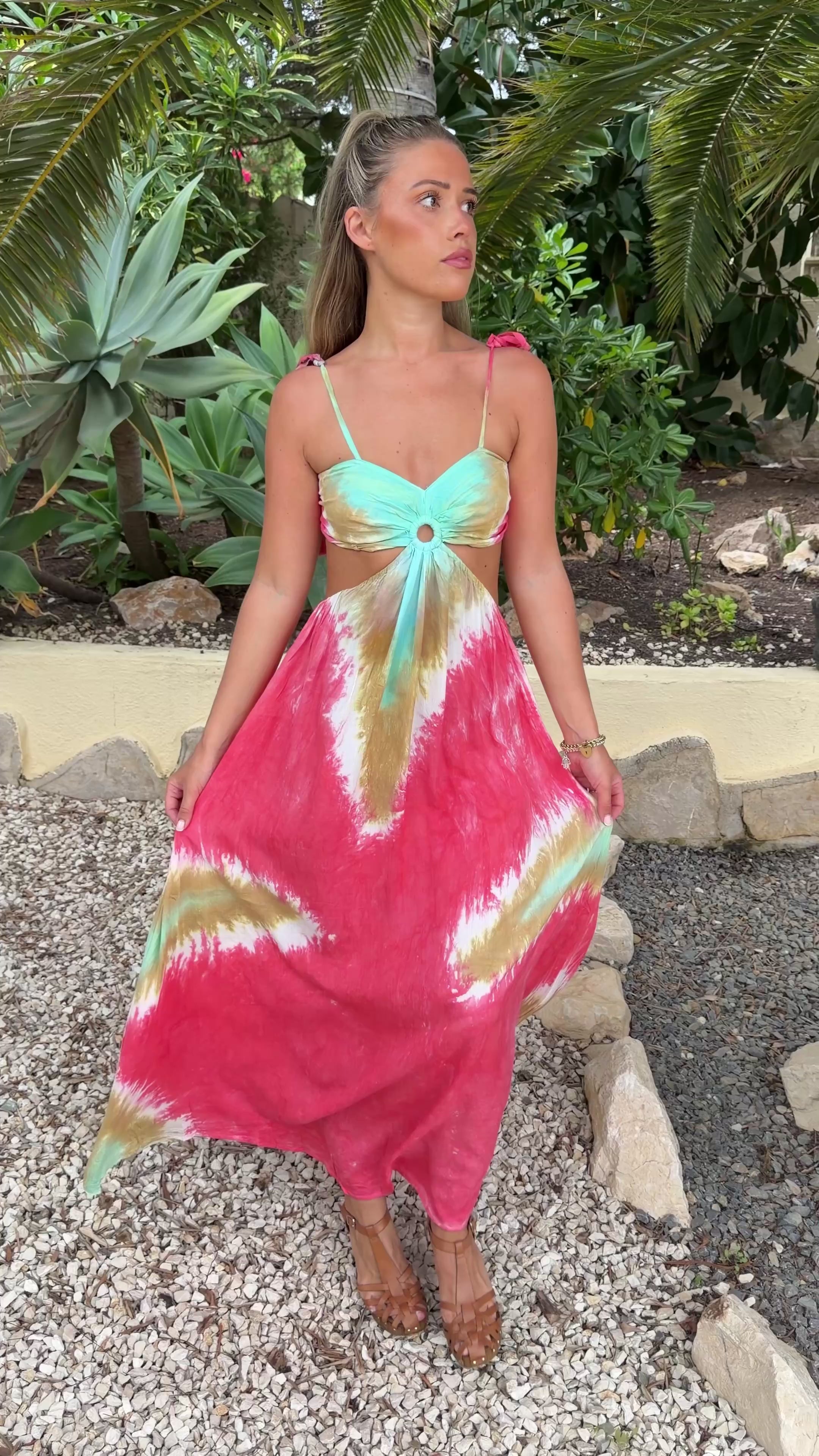The Desert Mirage Cut out Dress